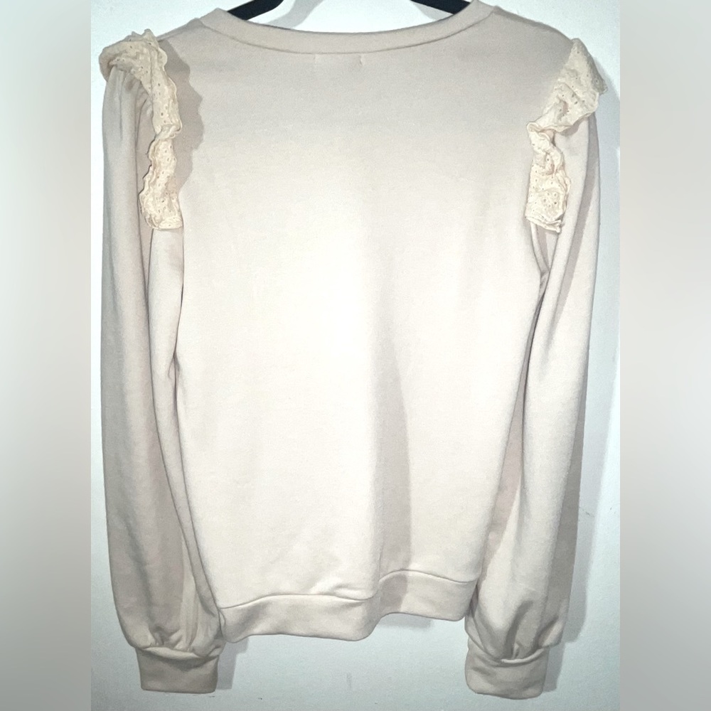 Ontwelfth Ruffle Sleeve Pullover - Picture 4 of 4
